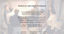 Desktop Screenshot of agilemanifesto.org